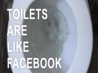 Facebook's new ad goes down the toilet