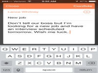 Confide app erases your text messages after they're read