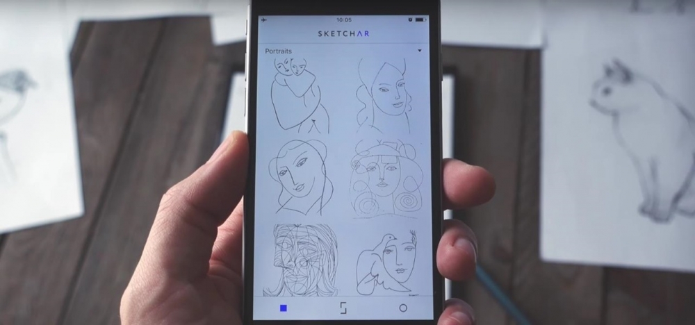 Trace Drawings from Your Phone onto Paper